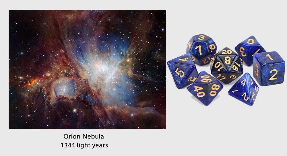 GALACTIC SPACE DICE SETS
