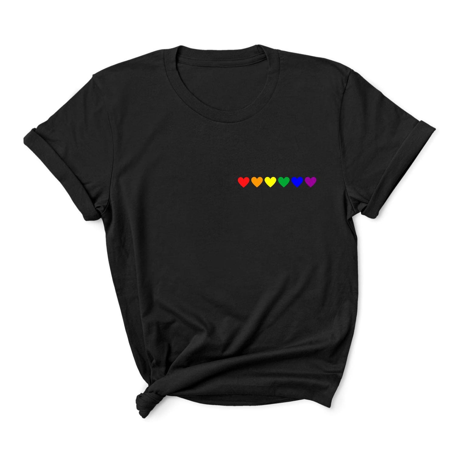 LGBTQ hearts pride t-shirt