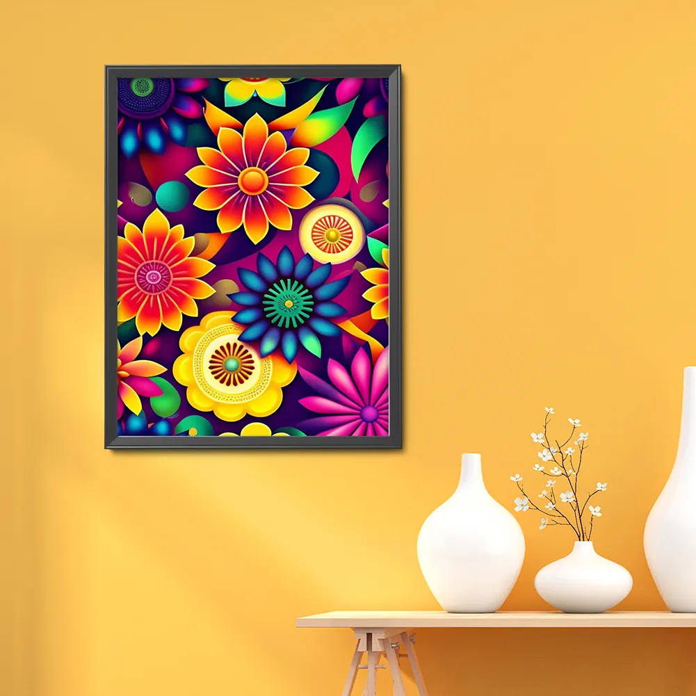 Full Round Diamond Painting 40*50cm - Flower