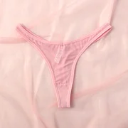 Curesgood New Seamless Thongs For Women Tiny Tangas Sexy Thong Lingerie Woman Translucent Mesh Strings T-back Underwear Tangalar T panties
