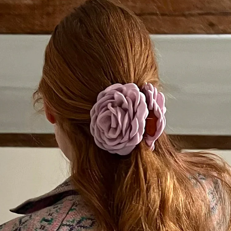 3D Flower Hair Clip