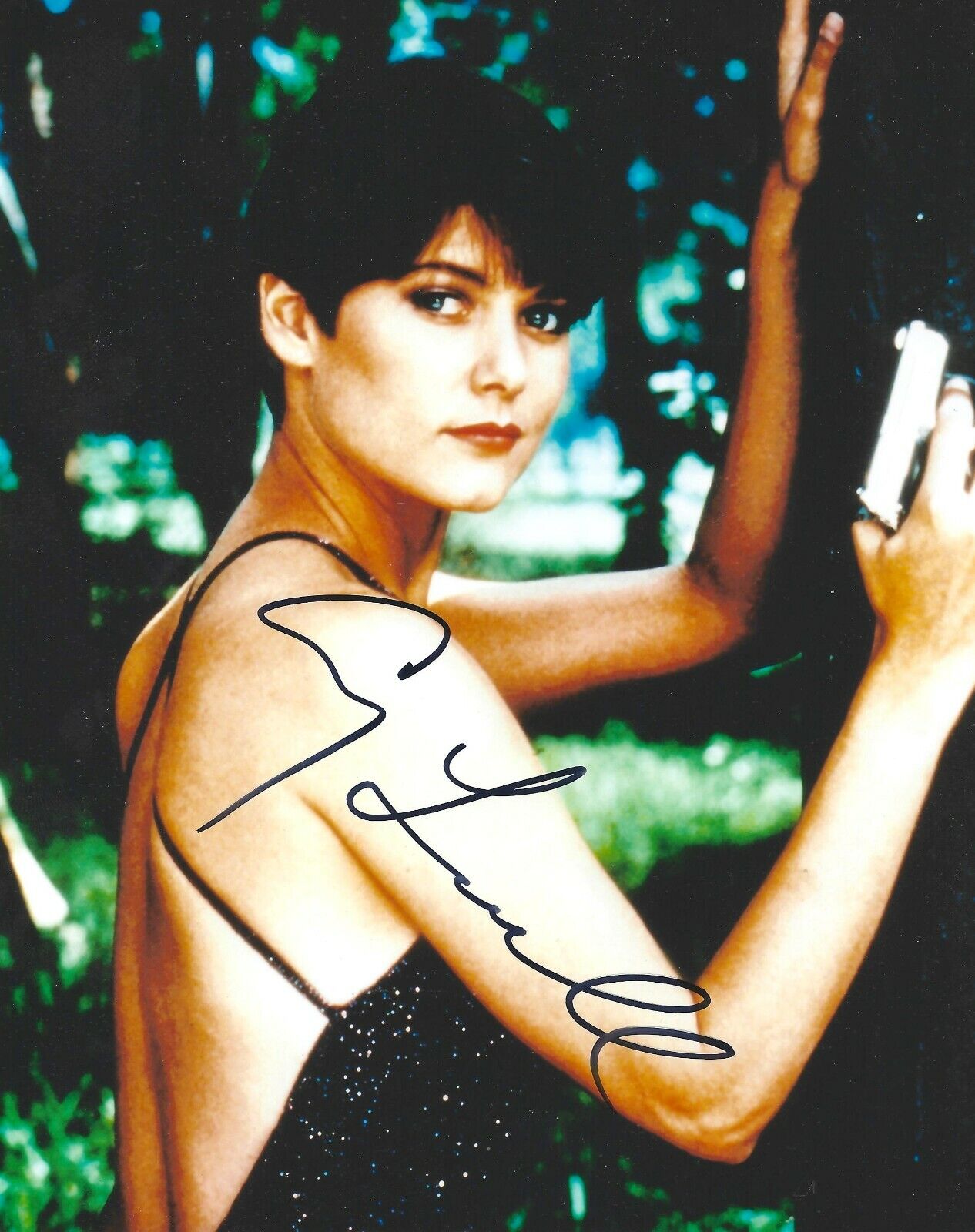 CAREY LOWELL SIGNED 007 JAMES BOND 8x10 Photo Poster painting 2 UACC & AFTAL RD AUTOGRAPH