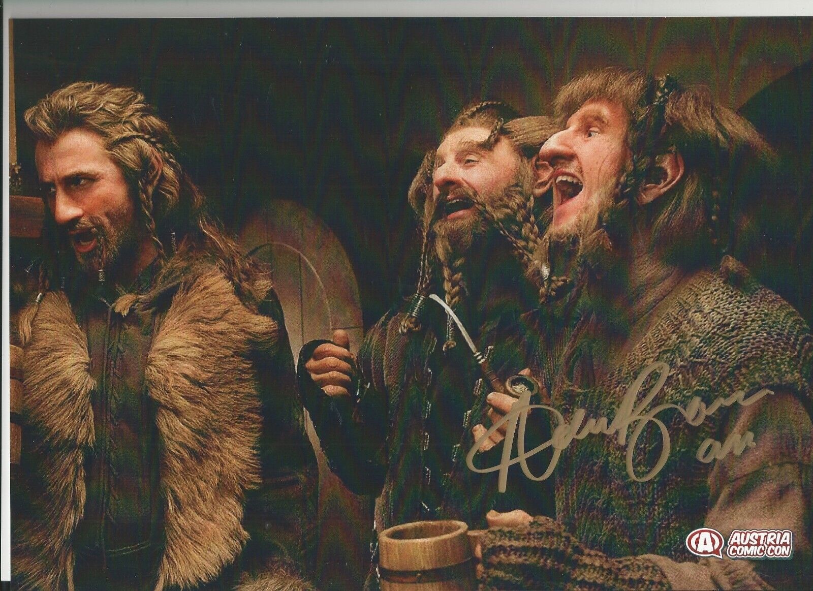 Adam Brown - The Hobbit signed Photo Poster painting