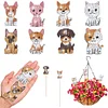 8Pcs Diamond Painting Dog Stick Stakes Diamond Art Ornaments