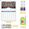 Special Shaped Owl 5D DIY Diamond Painting Monthly Planner Decor Kit
