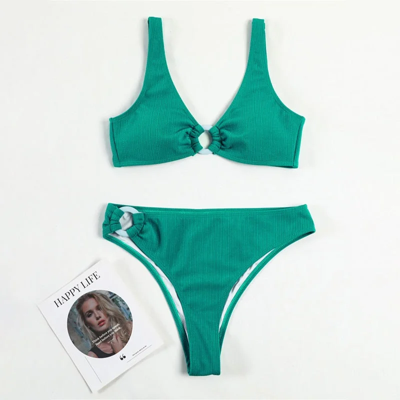 2022 Bikinis Micro Thong Bandage Adjustable Swimsuti Sexy Swimwear Women Summer Bikini Set Floral Print Biquini Beach Wear