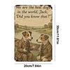 Dog Talk - Vintage Metal Signs - 20*30cm/30*40cm