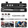 1/2-Inch Drive Click Torque Wrench Adjustable Torque Wrench Metal for Car Repair
