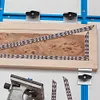 4Pcs T Track Stop Block Bi-Directional Short Stop Kit Woodworking Bench Top Jig