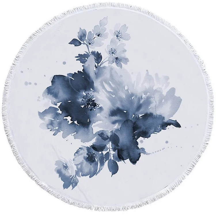 Flowers - Circle Tapestry - 1.5M