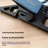 Adjustable Bike Floor Stand Anti-Slip 30-80mm Portable Bicycle Parking Rack