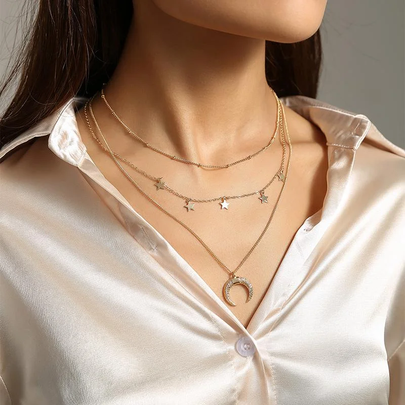 Multilayer Clavicle Chain Necklace