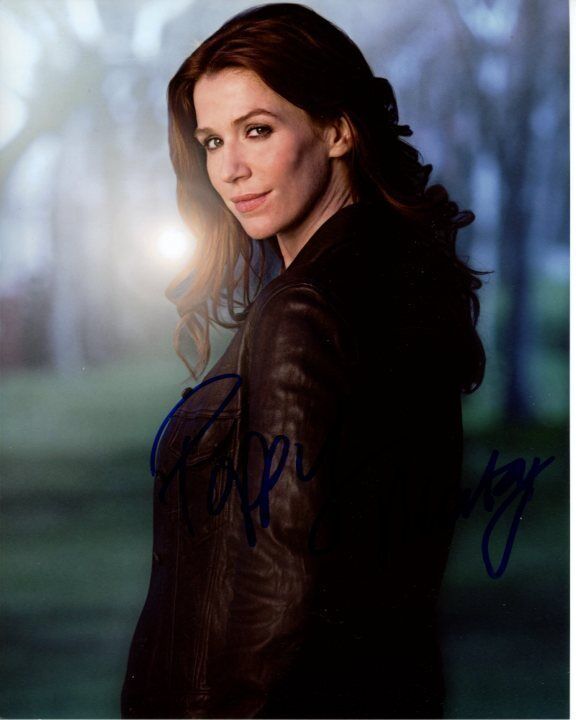 POPPY MONTGOMERY signed autographed UNFORGETTABLE CARRIE WELLS Photo Poster painting