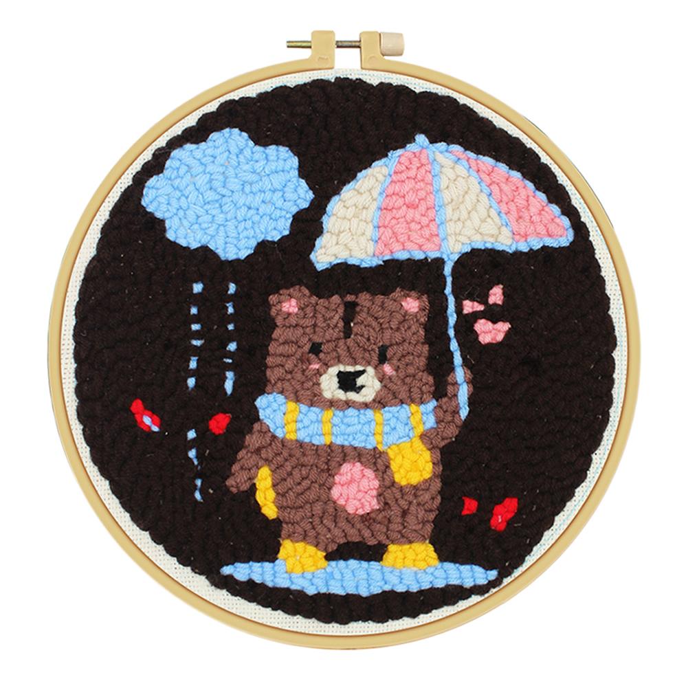 

Cute Bear - Poke Embroidery - 21x21cm, 501 Original