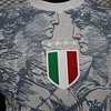 2025 Player Version Italy Training Wear Grey Football Shirt 1:1 Thai Quality