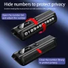 Car temporary parking number plate high-end moving car phone roller double number multi-number plate car luminous moving license plate