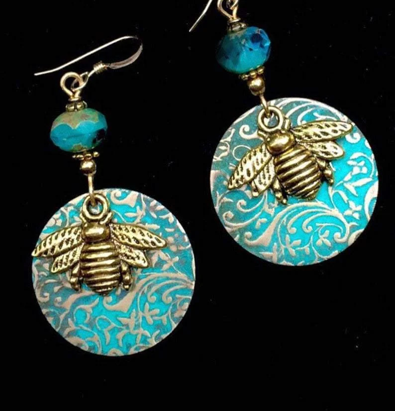 Vintage Bohemia Bees Earrings