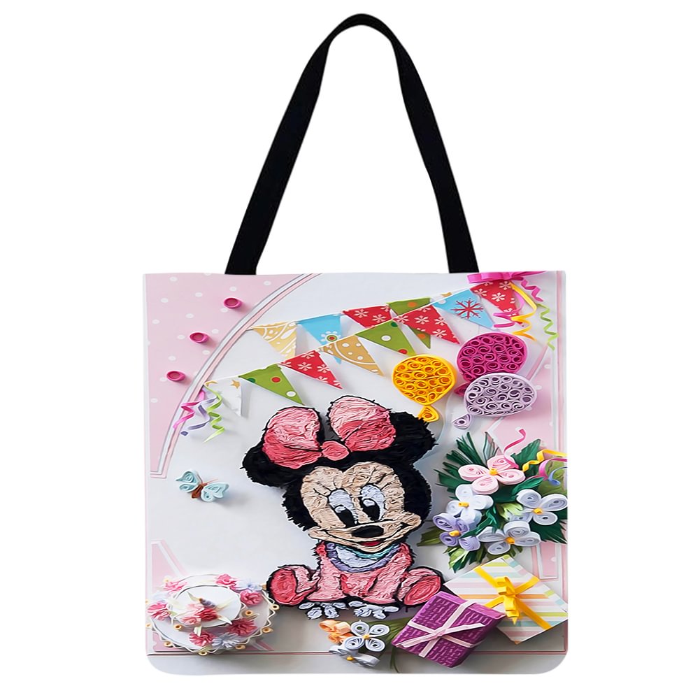 Linen Tote Bag - Mickey Mouse