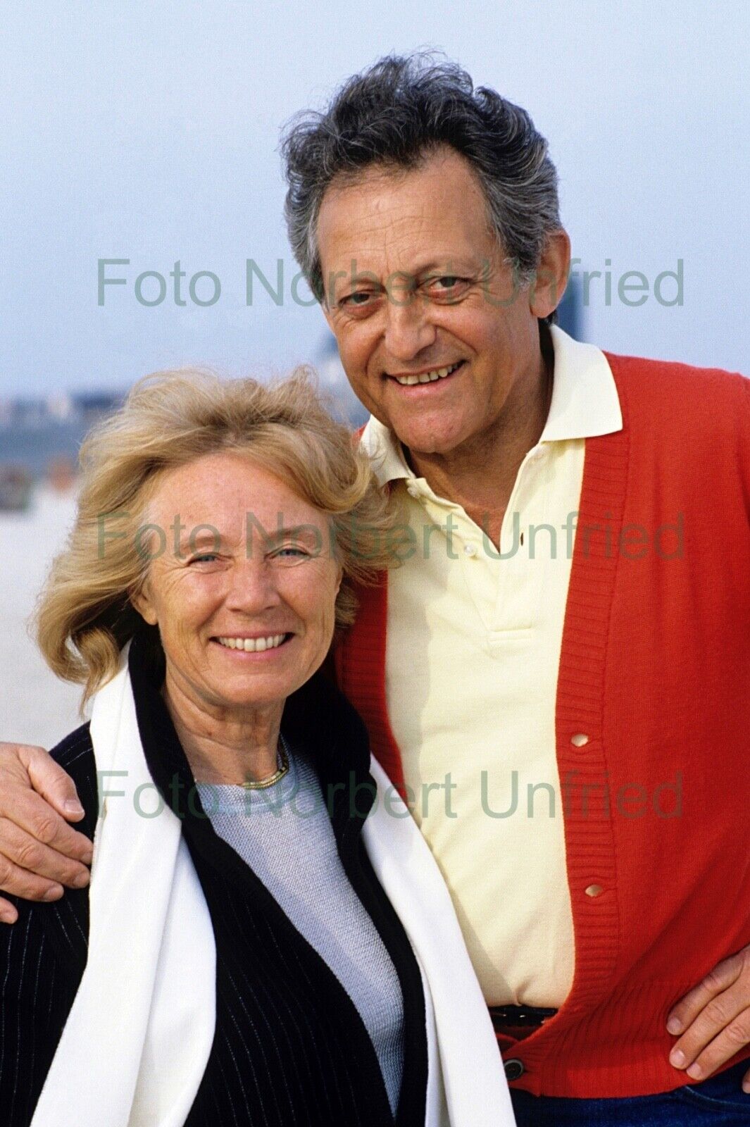 Hans Rosenthal mit Frau Foto 20 x 30 cm ohne Autogramm (Nr 2-9