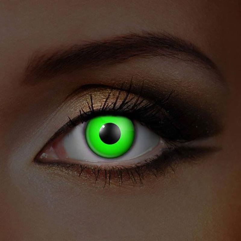 cosplay fluorescent green (12 months) contact lenses