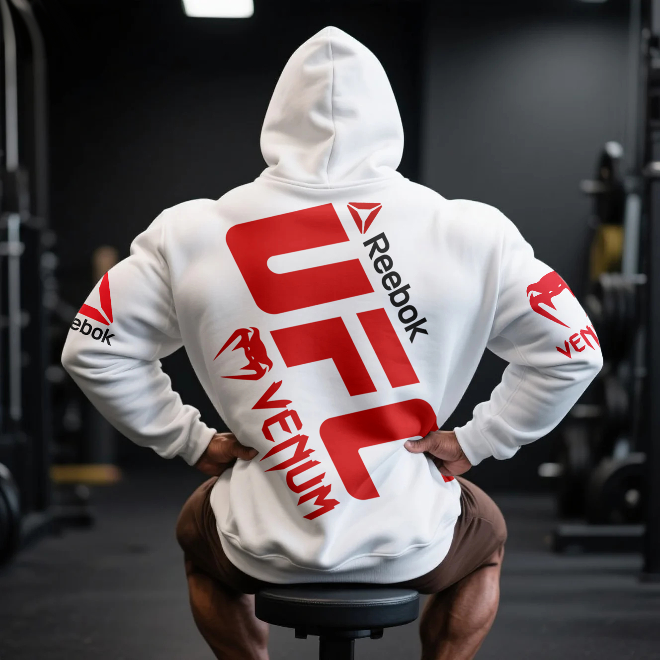 Large Size Loose Comfortable Breathable Hooded Sweatshirt Fitness Sports Extreme Fighting Sweatshirt / TECHWEAR CLUB / Techwear
