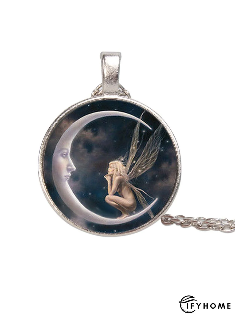 Time Gem Moon Angel Necklace | IFYHOME