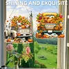 2Pcs citrouille voiture - 5d bricolage artisanat pendentif