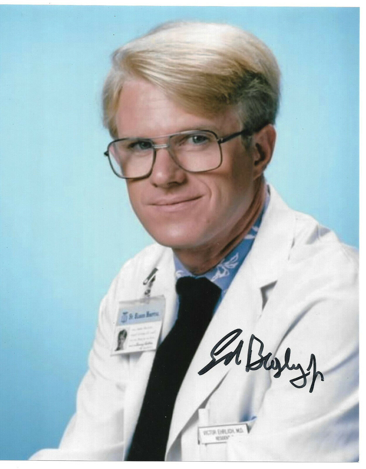 Ed Begley Jr Authentic Signed 8x10 Photo Poster painting Autographed, St. Elsewhere, Dr. Ehrlich