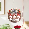 Gioiacombo™ Decorazione San Valentino 🎁Ornamento cuore bambola senza volto in legno