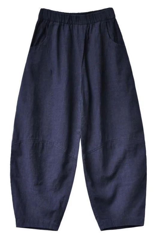 Summer Loose Cotton Linen Pants Women Casual Trousers