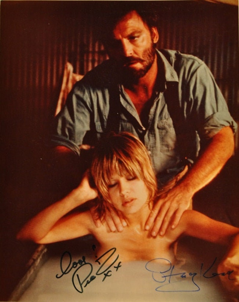 STACY KEACH & PIA Zadora Signed Photo Poster painting Butterfly wcoa