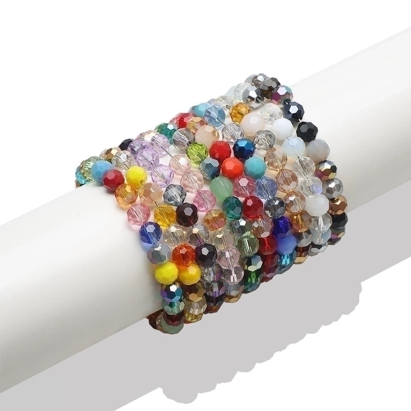 1 Set Diameter 3mm Diameter 4mm Diameter 6 Mm Crystal Glass Round Beads