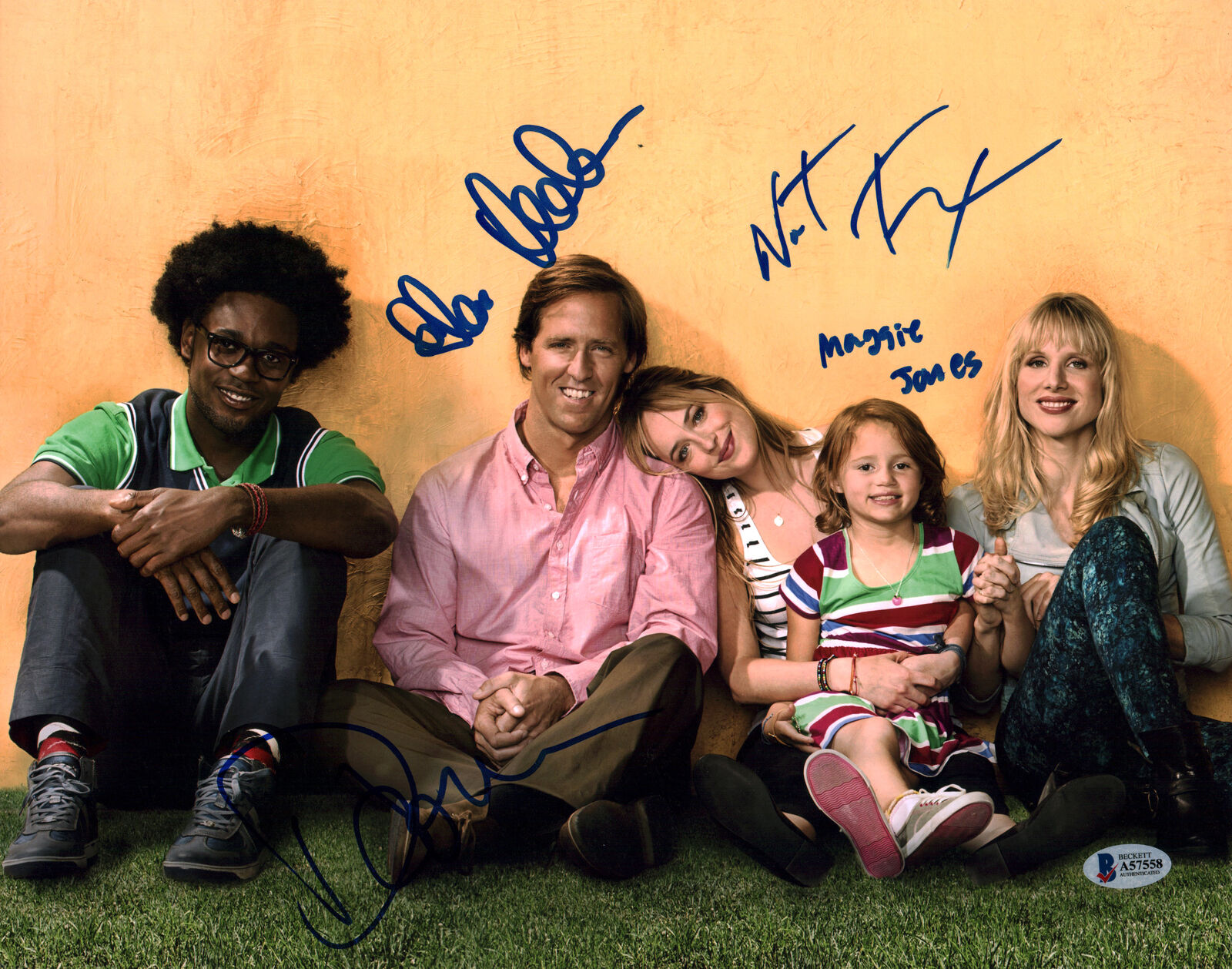 Ben & Kate (4) Johnson, Faxon, Jones & Kellum Signed 11x14 Photo Poster painting BAS #A57558