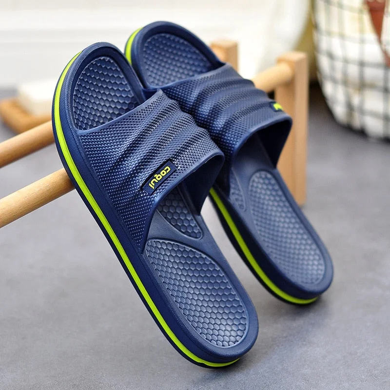 Summer Slippers for Women Massage Unisex Indoor Slippers Non-Slip Household Bathroom Sandals Eva Fashion Female Shoes Slides