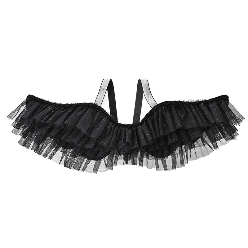 Rainbow Angel Wings Girl’s Back Decoration Children’s Princess Fairy Props Cos Small Accessories Decorative Costume