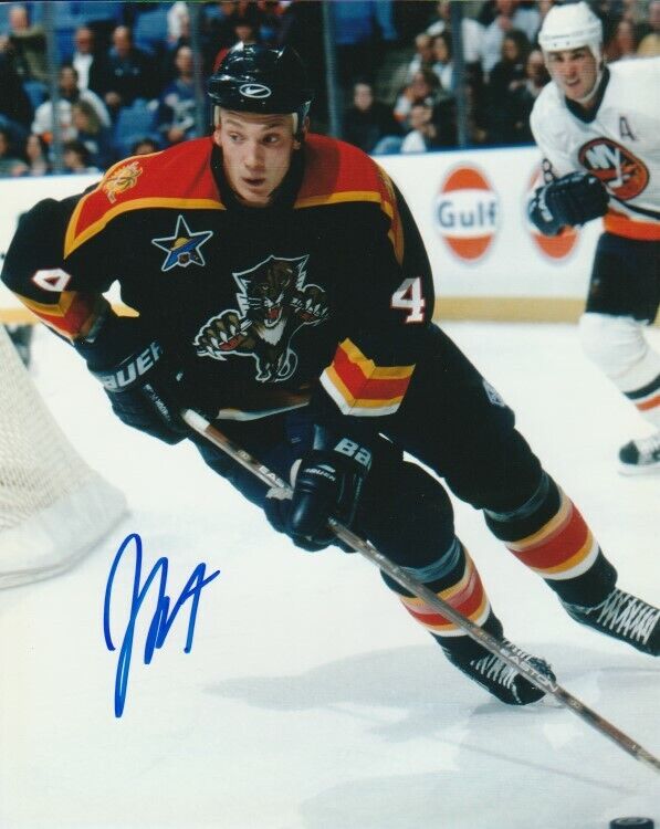 JAY BOUWMEESTER SIGNED FLORIDA PANTHERS 8x10 Photo Poster painting! Autograph