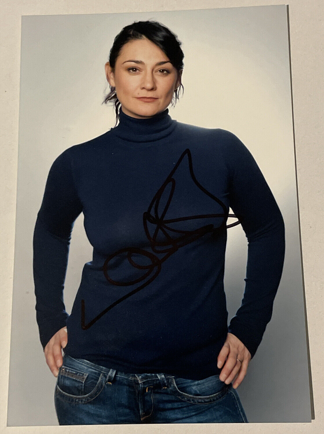 Natalie J Robb (Moira) HAND SIGNED 6x4 Photo Poster painting Emmerdale AUTOGRAPHED ITV Actress