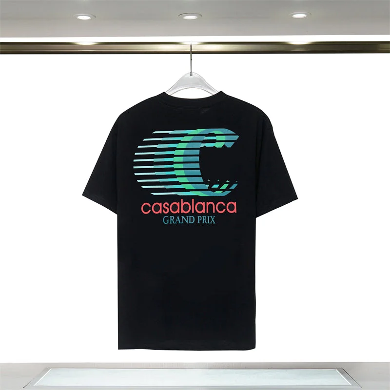 Casablanca 2023 new fashion T-shirt short sleeves