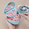 DIY Diamond Painting Heart-Shaped Jewelry Box Decorative Storage Case Home Decor