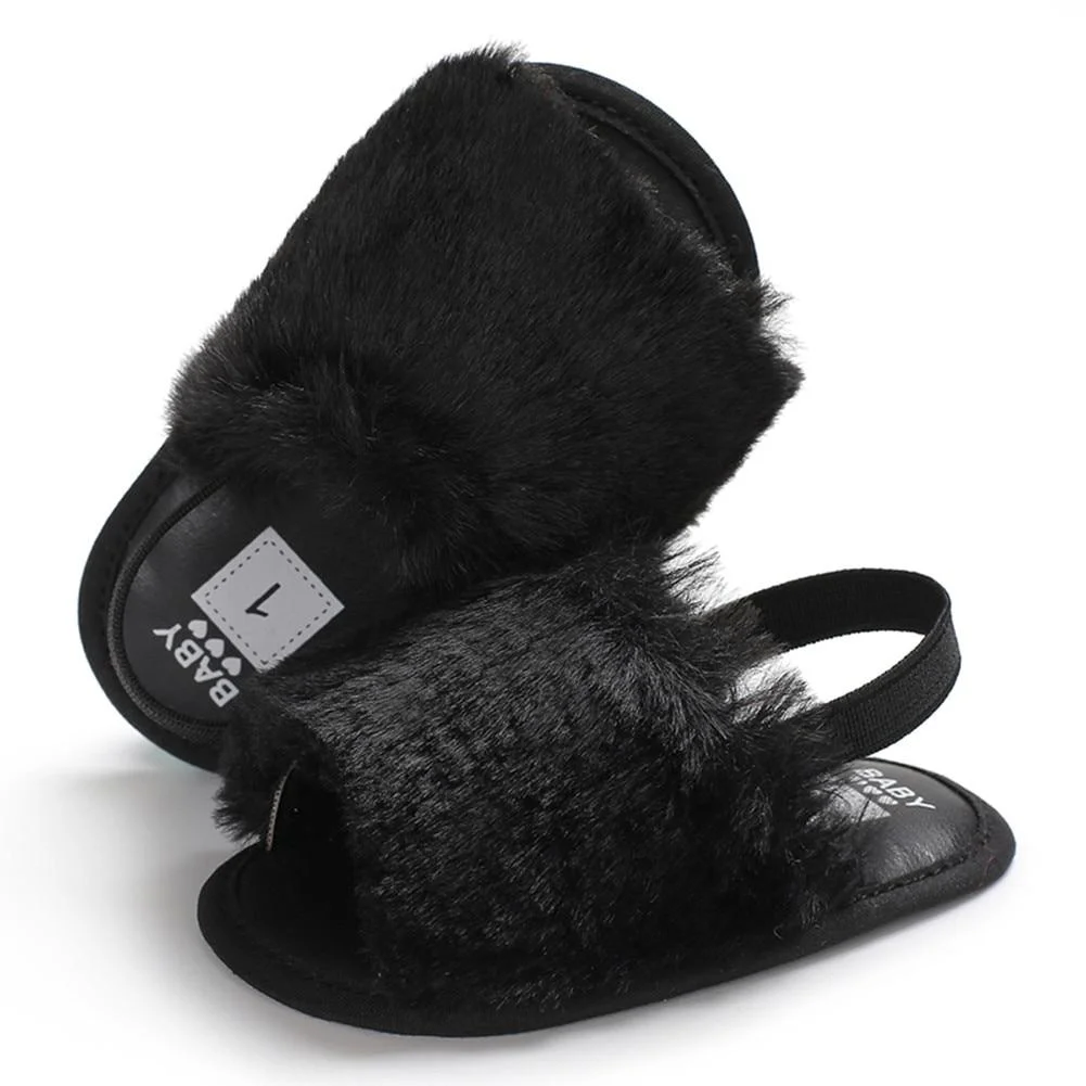 Newborn Baby Girl Soft Sole Crib Shoes Infant Toddler Summer Sandals 0-18 Months First Walker Baby Shoes Anti-slip