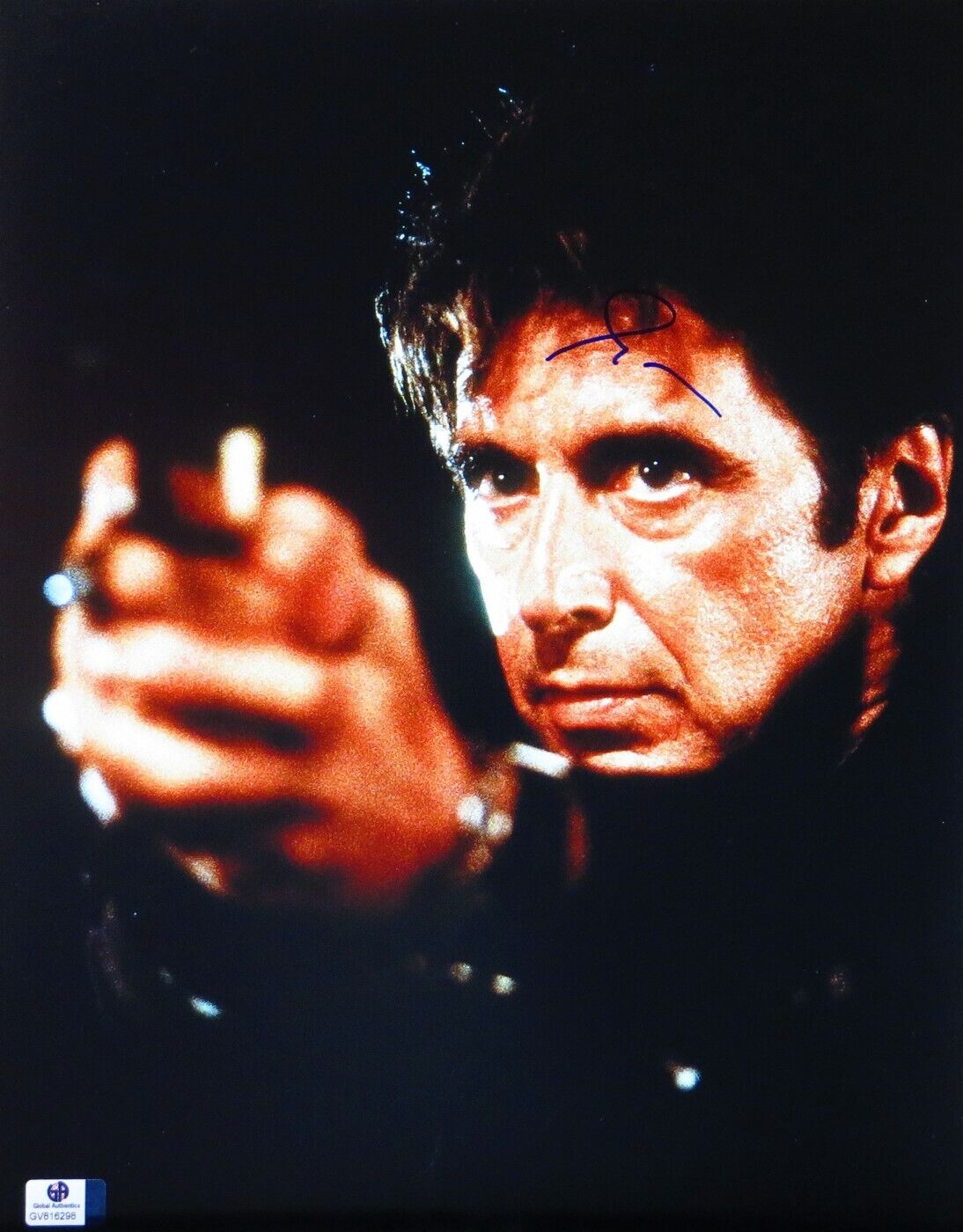 Al Pacino Signed Autographed 11X14 Photo Poster painting Heat Scarface Holding Gun GV816298