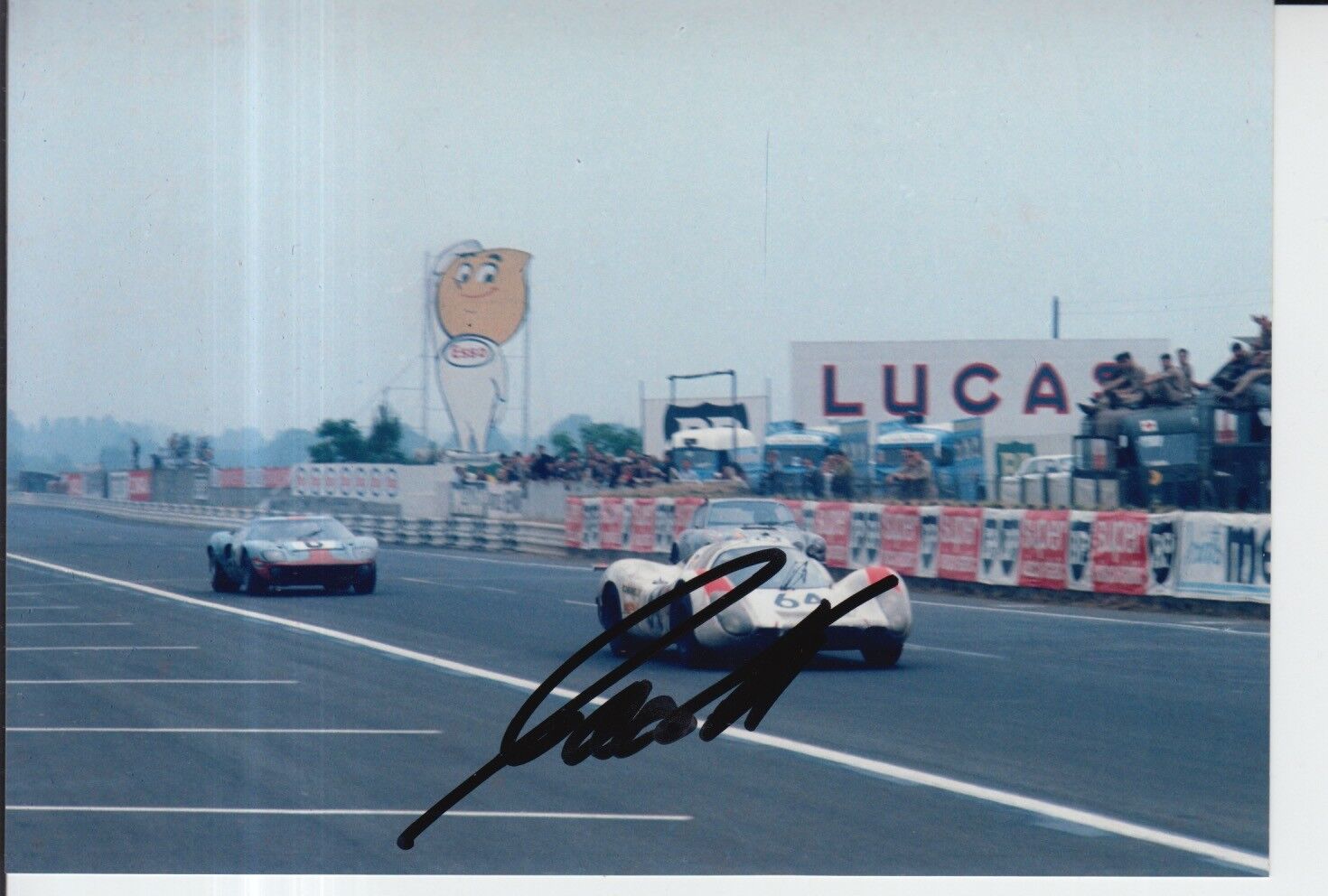 Jackie Oliver Hand Signed 7x5 Photo Poster painting Le Mans 2.