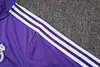 Joyfball 2025/2026 Real Madrid Half-Pull Training Suit Purple Retro Version Football Shirt 1:1 Thai Quality