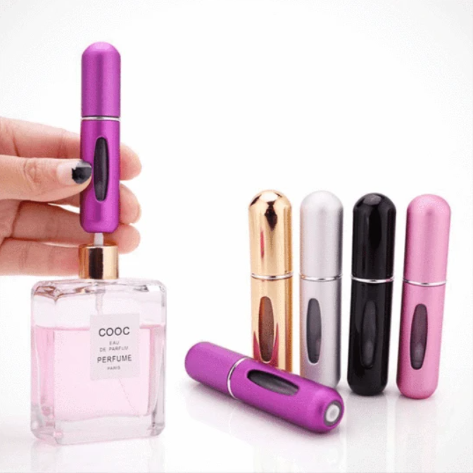 Portable Mini Refillable Perfume Empty Spray - 5 PCS