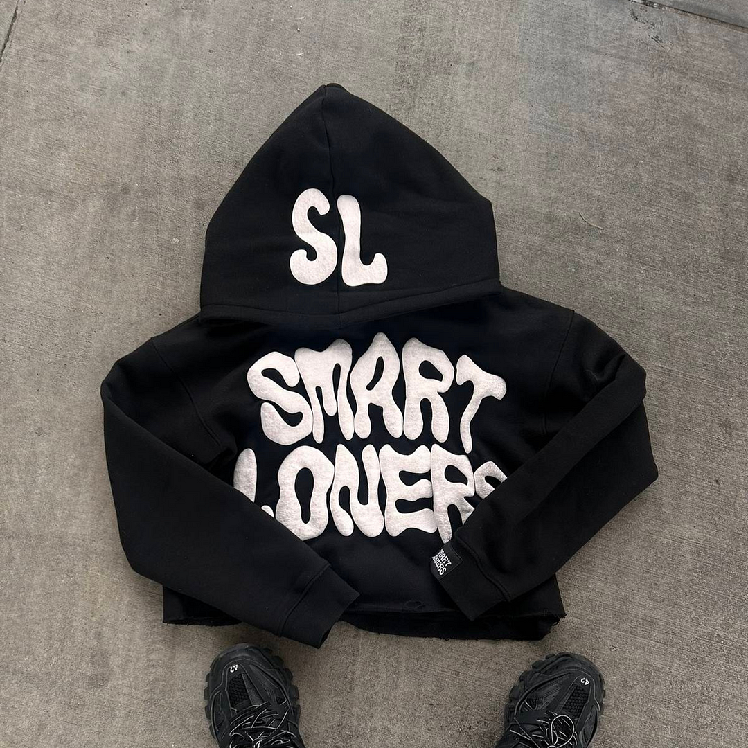 Smart Loners Print Long Sleeve Hoodies