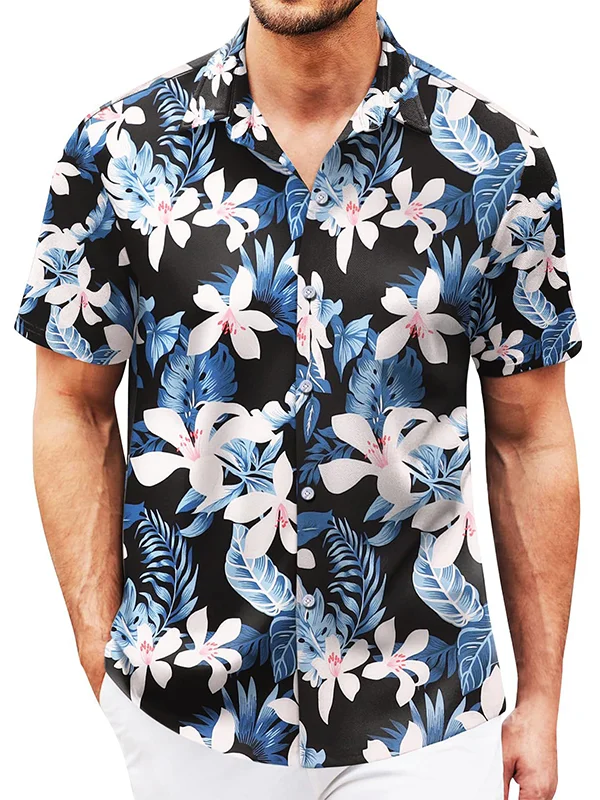 Hong Kong Style Retro Gangster Short Sleeves