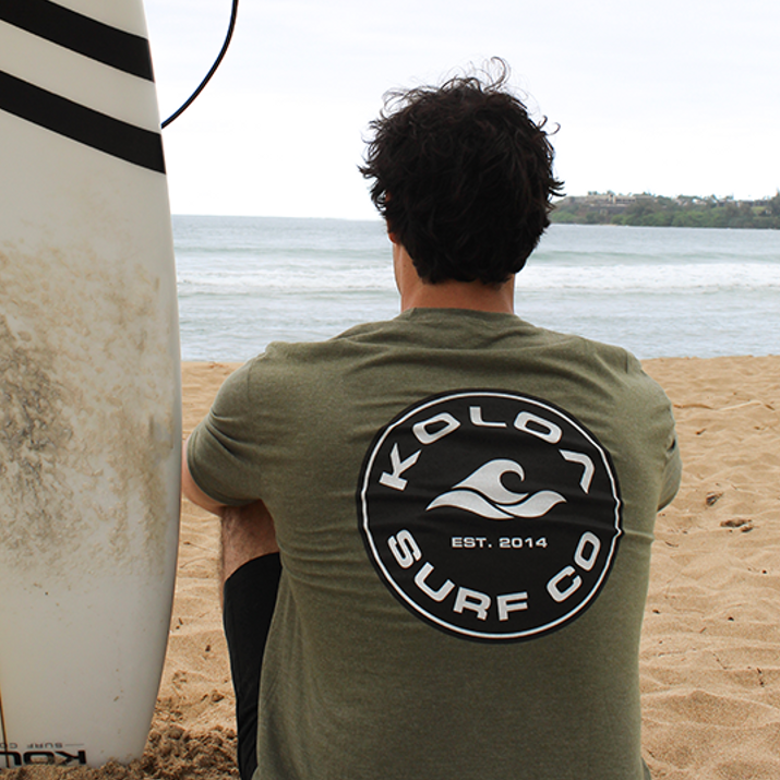 Unisex T-Shirt Surf Print Beach Daily Crew Neck Short Sleeve Tops / [blueesa] /