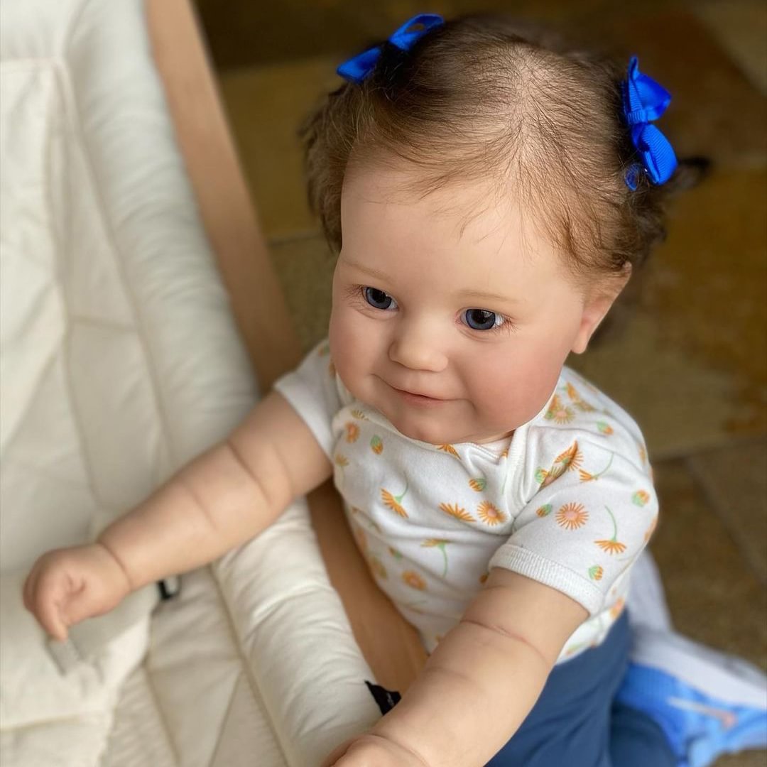 20'' Amelie Realistic Reborn Baby Girl with “Heartbeat” and Sound