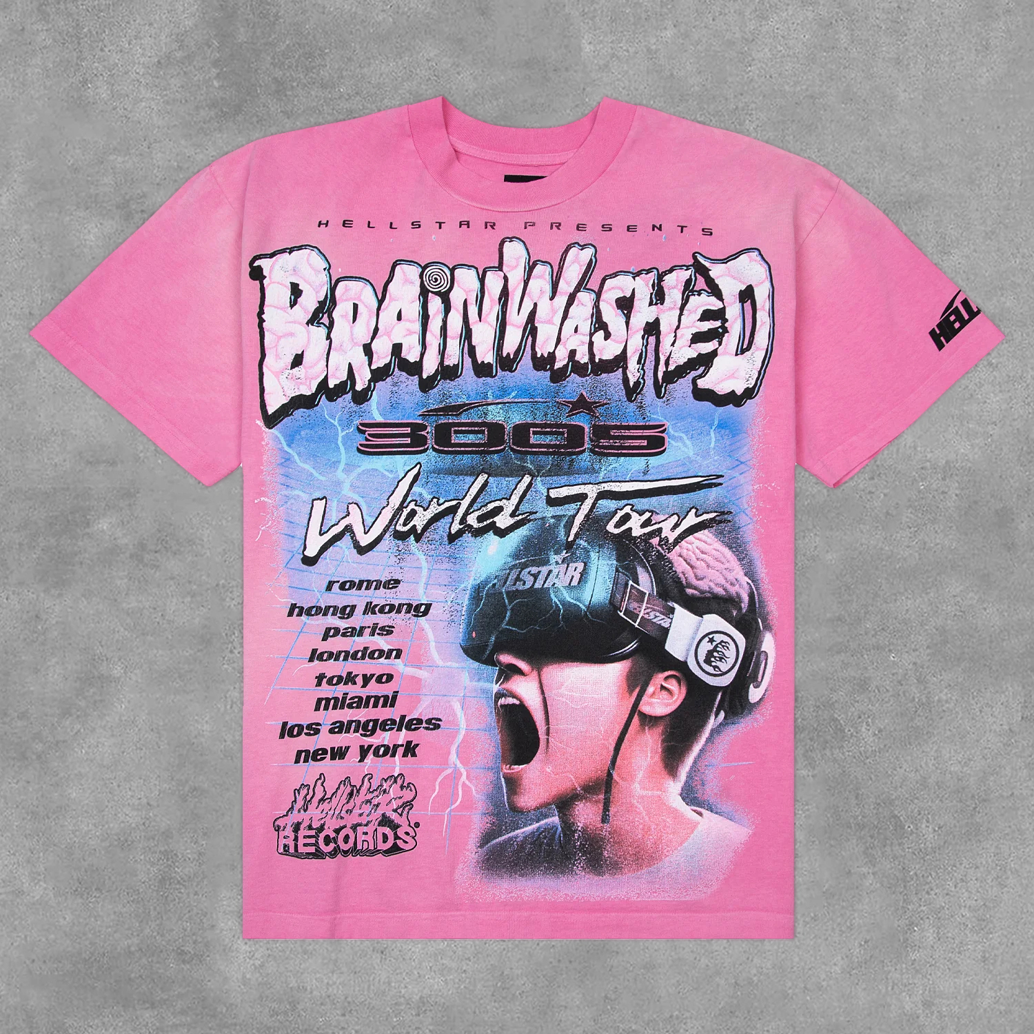 Hellstar Capsule 10 Brainwashed World Tour Short Sleeve T-Shirt
