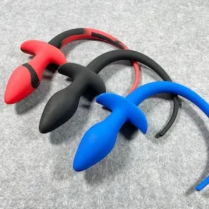 Vaginal_Anal Expanding,Silicone Anal Stretching,Anal Dilator Asslock , Butt  Plug for Anal Stretcher Fox Tail
